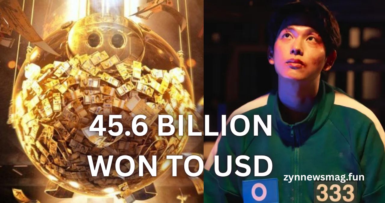 45.6 billion won to usd